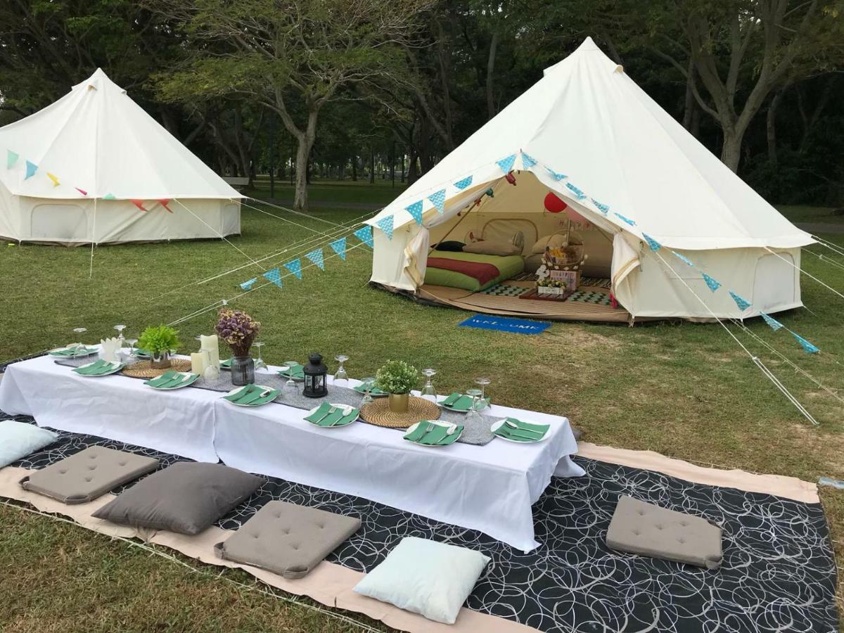 Glamping Kaki - Medium Bell Tent Сингапур Екстериор снимка